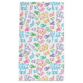 Petit Sac Cadeau motif de chat (Devant)