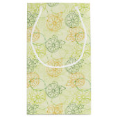 Petit Sac Cadeau Motif de citron (Dos)