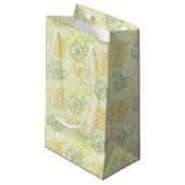 Petit Sac Cadeau Motif de citron (Devant Angle)