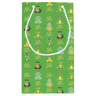 Petit Sac Cadeau Motif de devenez écolo de Webkinz
