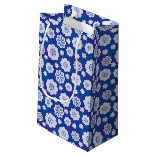 Petit Sac Cadeau motif de fleur