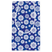 Petit Sac Cadeau motif de fleur (Devant)