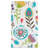 Petit Sac Cadeau Motif de fleurs (Dos)