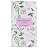 Petit Sac Cadeau Motif de fleurs d'humeur Lilac (Dos)