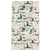 Petit Sac Cadeau Motif de floraison de Succulents (Devant)