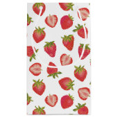 Petit Sac Cadeau Motif de fraises d'été (Dos)