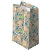 Petit Sac Cadeau Motif de fruits (Devant Angle)