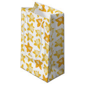 Petit Sac Cadeau Motif de jonquille de printemps (Devant Angle)