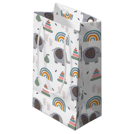 Petit Sac Cadeau Motif de jouets pour bébé mou (Devant Angle)