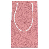 Petit Sac Cadeau Motif de Kawaii avec les gâteaux mignons (Devant)