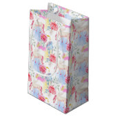 Petit Sac Cadeau Motif de licorne et de Pegasus d'aquarelle (Dos Angle)