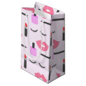 Petit Sac Cadeau Motif de maquillage (Devant Angle)