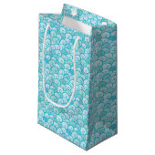 Petit Sac Cadeau Motif de mer (Devant Angle)