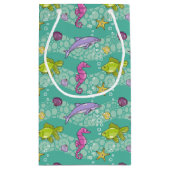 Petit Sac Cadeau Motif de mer d'été (Dos)