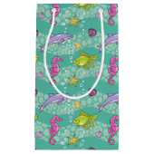 Petit Sac Cadeau Motif de mer d'été (Devant)