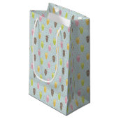 Petit Sac Cadeau Motif de milkshake (Devant Angle)