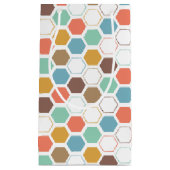 Petit Sac Cadeau Motif de module de ruche d'abeille (Devant)