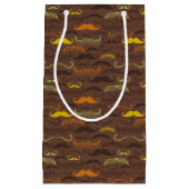 Petit Sac Cadeau Motif de moustache, rétro style 5 (Devant)