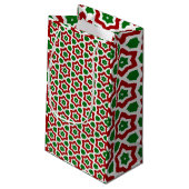 Petit Sac Cadeau Motif de Noël (Dos Angle)