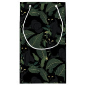 Petit Sac Cadeau Motif de panthère noire moderne (Dos)