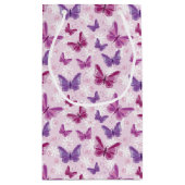 Petit Sac Cadeau motif de papillon 2 (Dos)