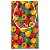 Petit Sac Cadeau Motif de paprika (Dos)