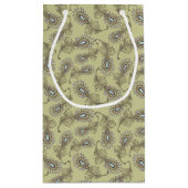 Petit Sac Cadeau Motif de plume (Dos)