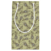 Petit Sac Cadeau Motif de plume (Devant)