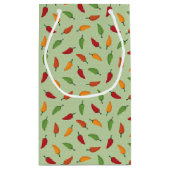 Petit Sac Cadeau Motif de poivre de piments (Dos)