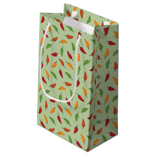 Petit Sac Cadeau Motif de poivre de piments