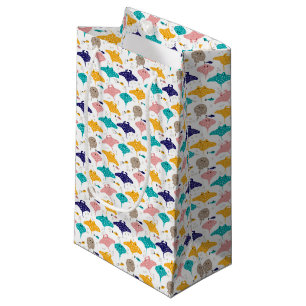 Petit Sac Cadeau Motif de raies mignonnes et raies manta