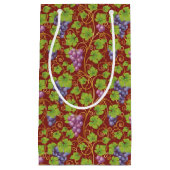 Petit Sac Cadeau Motif de raisin (Devant)