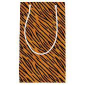 Petit Sac Cadeau Motif de rayure de tigre (Devant)