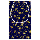 Petit Sac Cadeau Motif de Sari de paon (Dos)