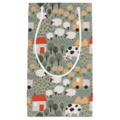 Petit Sac Cadeau Motif de scène de ferme mignonne (Devant)