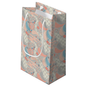 Petit Sac Cadeau Motif de style japonais. Illustration