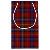 Petit Sac Cadeau Motif de tartan (Dos)