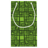 Petit Sac Cadeau Motif de Tiki (Dos)