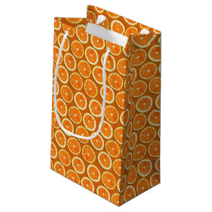 Petit Sac Cadeau Motif de tranches de citron