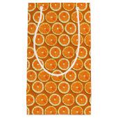 Petit Sac Cadeau Motif de tranches de citron (Devant)