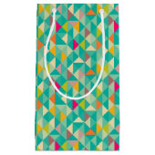 Petit Sac Cadeau Motif de triangles (Devant)