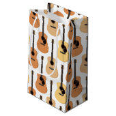 Petit Sac Cadeau Motif des guitares acoustiques (Dos Angle)