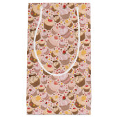 Petit Sac Cadeau Motif des petits gâteaux de célébration (Devant)