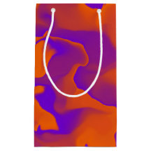 Motif des vagues violet et orange