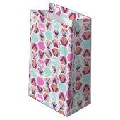 Petit Sac Cadeau Motif d'hexagone d'aquarelle (Dos Angle)