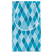 Petit Sac Cadeau Motif d'hiver de harlequin (Dos)