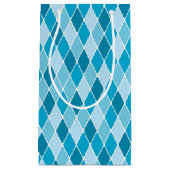 Petit Sac Cadeau Motif d'hiver de harlequin (Devant)