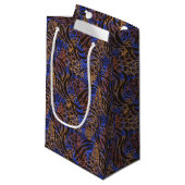Petit Sac Cadeau Motif d'impression Leopard et Zebra (Devant Angle)