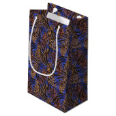 Petit Sac Cadeau Motif d'impression Leopard et Zebra (Dos Angle)