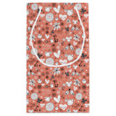 Petit Sac Cadeau Motif d'inséparables (Dos)